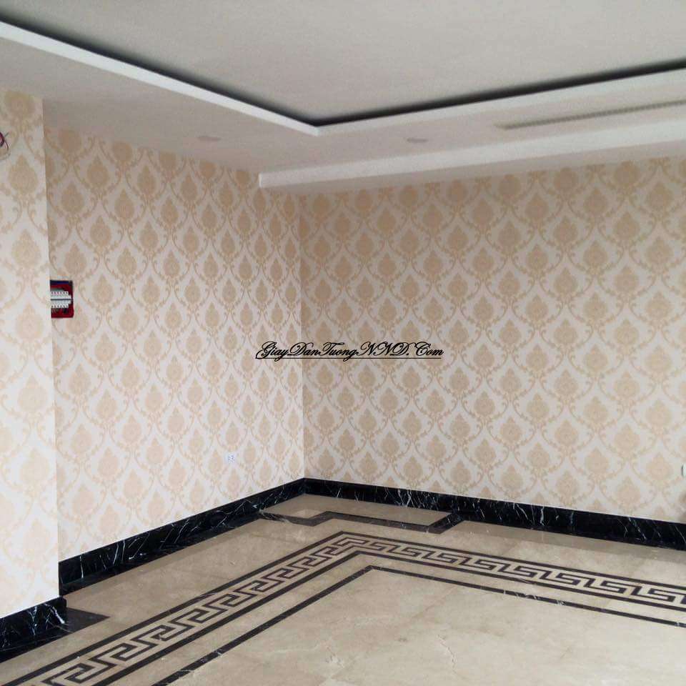 Trang trí không gian ăn khách sạn bằng mẫu giấy dán tường Ý mã R02