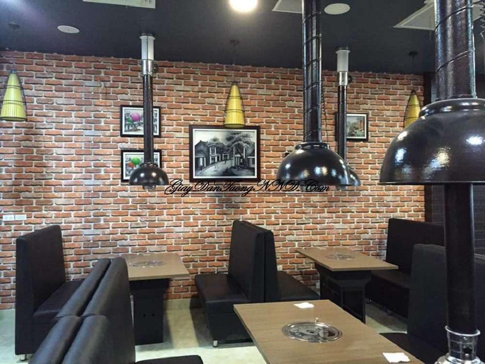 Giấy dán tường cho quán cafe