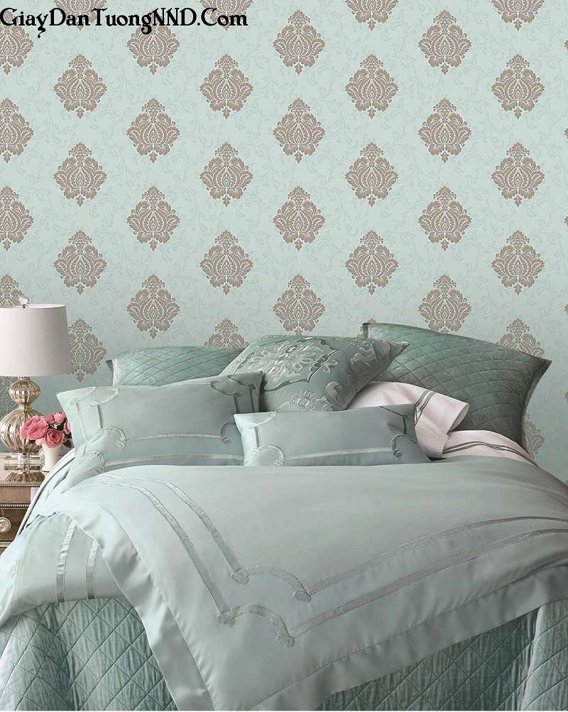 Phối màu giấy dán tường cho phòng ngủ đẹp