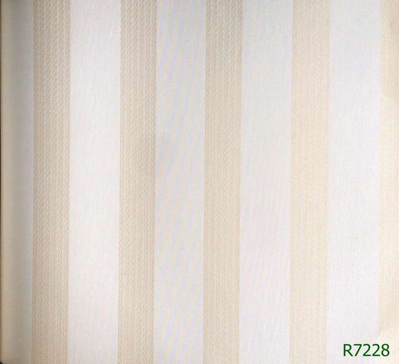 Mẫu giấy dán tường kẻ sọc trắng vàng của Ý mã R7228