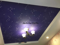 Giấy dán tường hình bầu trời đêm đầy sao mã a5036-2