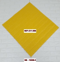 Xốp giả gạch màu vàng tươi loại 4mm mã gg08-4