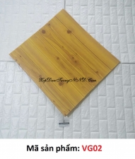 Xốp dán tường giả gỗ vàng đậm mã VG02