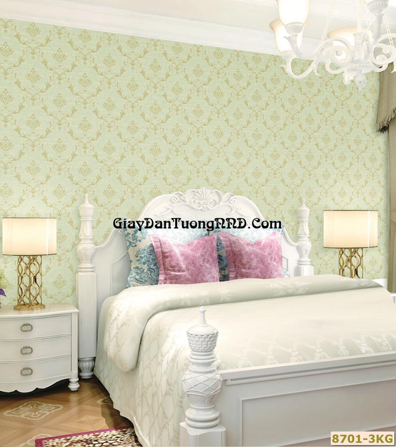 yếu tố màu sắc là vô cùng quan trọng trong chọn mẫu giấy dán tường cho phòng ngủ