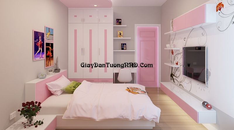 Phòng ngủ cho bé có màu sắc tươi sáng