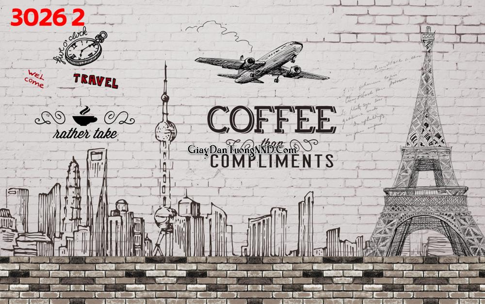 Hãy cùng NND đi tìm kiếm tuyển tập các mẫu Tranh Dán Tường 3D Cho Quán Cafe đẹp nhất năm 2022